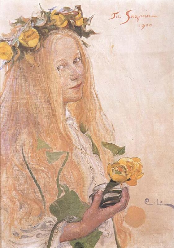 Carl Larsson Suzanne,Study for For Karin-s Name-Day Germany oil painting art